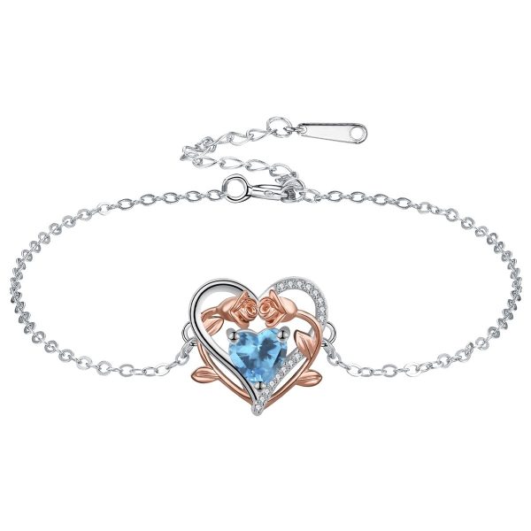 Ornament Heart-shaped Rose Bracelet Mother's Day Gift