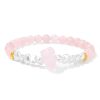 Women's Natural Imitation Sunstone Amethyst Bead Bracelet