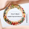Double-row Color Light Luxury Adjustable Bracelet
