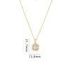 Women's Special-interest Design Inlaid Zircon Titanium Steel Clavicle Chain