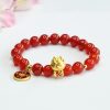Year Of Birth Red Agate Zodiac Dragon Bracelet