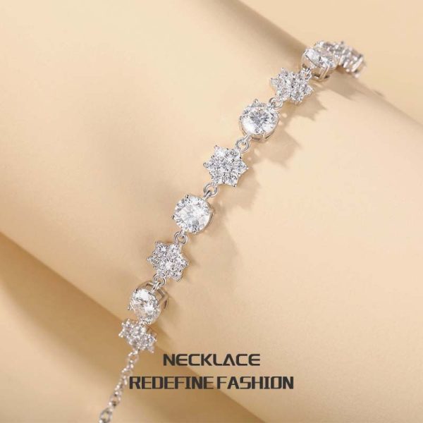 S925 Sterling Silver Japanese And Korean Bracelet Non-fading Women's Summer Light Luxury