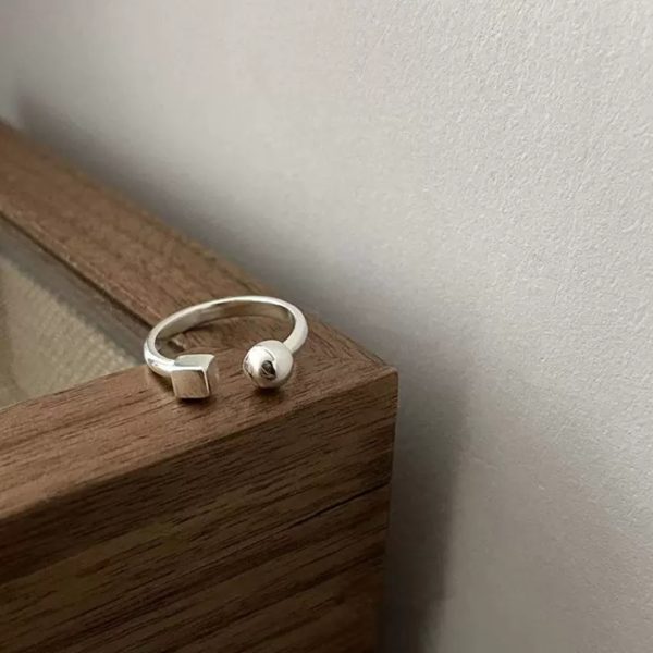 Simple Style No Pigment Drop Open Ring