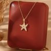 Ocean Series Starfish Necklace Accessories Women's Design Sense