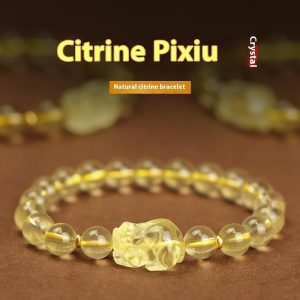 Citrine Pi Xiu Bracelet Chinese Simple