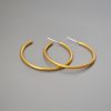 925 silver needle circle stud earrings