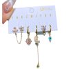 New Light Luxury Zircon Earrings Earring Set