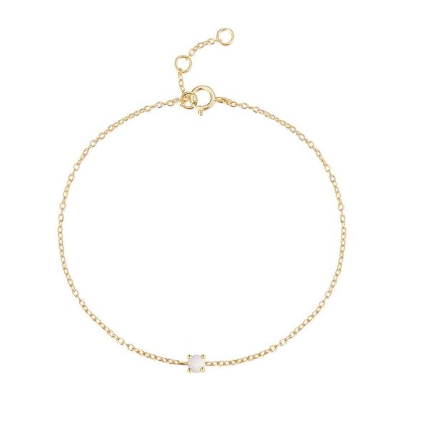 S925 Sterling Silver Opal Opal Bracelet