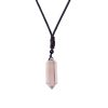 Raw Crystal Energy Stone Jewelry Pendant Necklace
