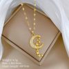 Moon Tassel Light Luxury Temperament Gorgeous Full Diamond Necklace