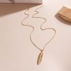 Retro Feather Tassel Necklace For Women