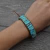 Natural stone beaded bracelet