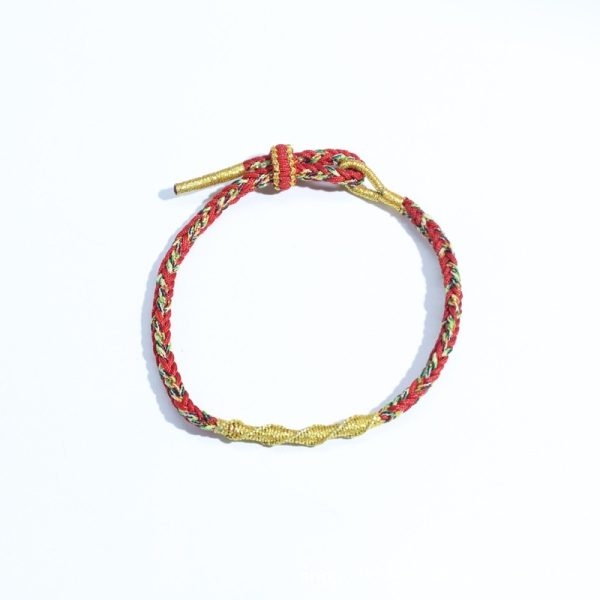 Adjustable Eight-strand Woven Colorful Guard Carrying Strap