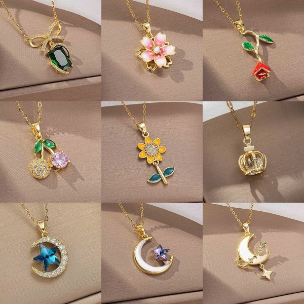 Titanium Steel No Fading Necklace Versatile High Sense Ornament
