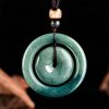 Emerald Green Men's And Women's Jade Pendant