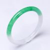 Ice-like Emerald Floating Flower Bracelet For Women
