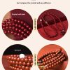 Cinnabar Wholesale Purple Gold Sand Buddha Beads Rosary Hand-woven Bracelet