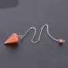 Ling cone stone pendant