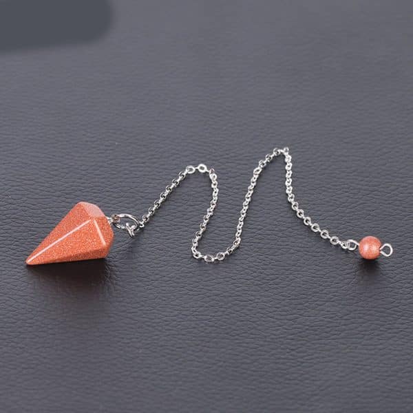 Ling cone stone pendant