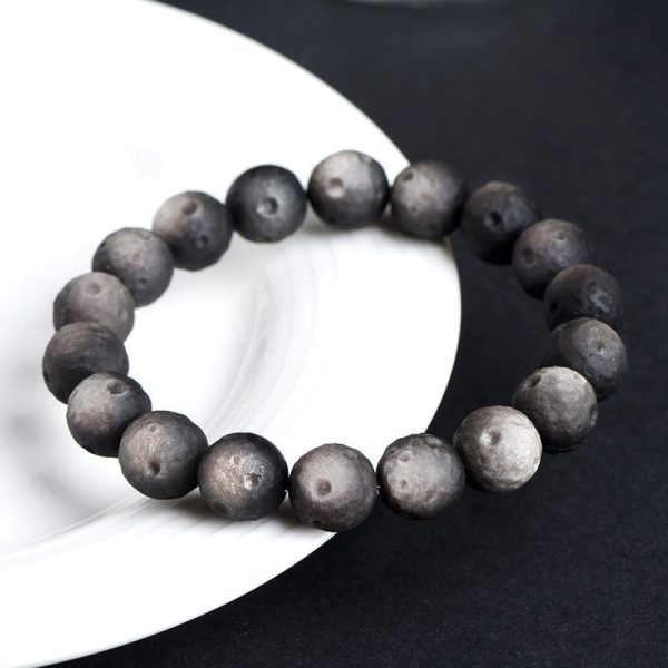 Fashion Personality Natural Crater Ball Bracelet