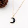 Imitation natural stone resin necklace