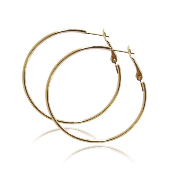 Big Circle Metal Exaggerated Circle Earrings Circle Geometry Earrings