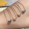 January-December Love Birthstones Necklace Niche
