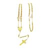 Stainless Steel Cross Pendant Necklace Sweater Chain Necklace