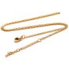 Fashion Personality Stainless Steel Necklace Cross Chain