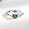 Moissanite Ring Female Ring High-grade Light Luxury