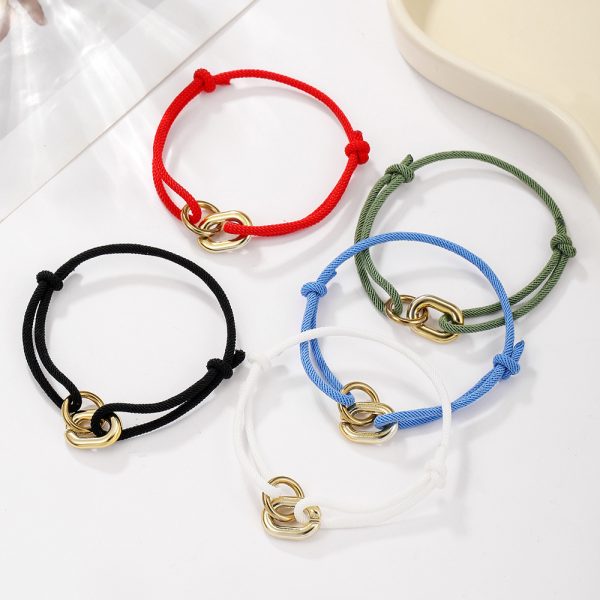 Summer Niche Adjustable Milan Rope Bracelet