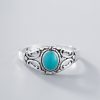Todorova New Fashion Jewelry Ring Single Blue Stone