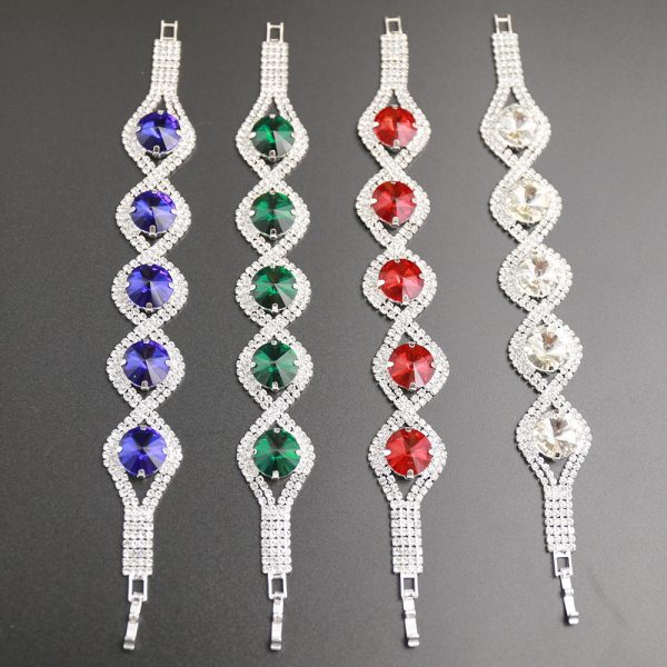 Bridal bracelet earring set