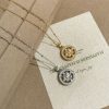 Light Luxury SUNFLOWER Round Necklace
