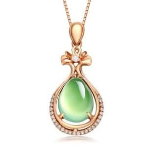 Natural grape stone pendant