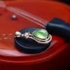 Natural grape stone pendant