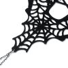 Dark Style Hollow Spider Web Finger Chain