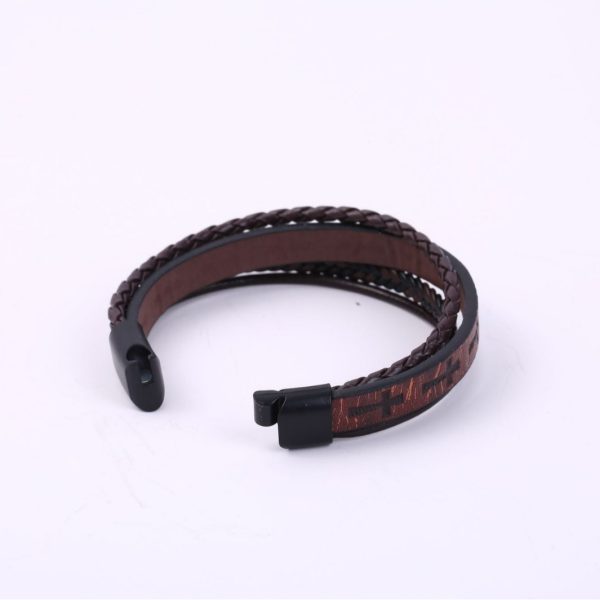 Men's British Retro Pattern Braided Bracelets