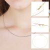 Stainless Steel DIY Titanium Steel Simple Necklace Adjustable