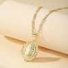 Retro Personalized Accessories Long Popular Religious Virgin Mary Necklace