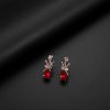 Glass Set With Rhinestone Bridal Wedding Jewelry