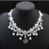 European fashion elegant jewelry bride wedding accessories necklace pearl necklace set of high-end super cost-effective package