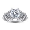 925 Sterling Silver 2 Karat Zircon Ring For Women
