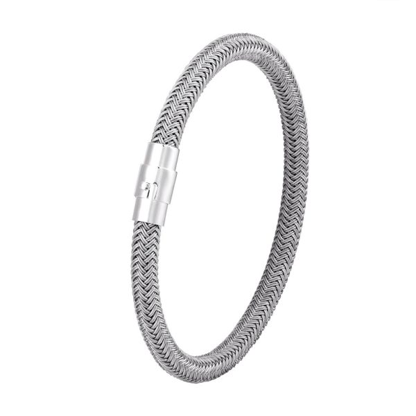 Men's Charm Titanium Steel Wire Bracelet Magnet Socket