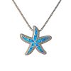 Starfish Pendant Personality Charm White Match Little Girl Necklace
