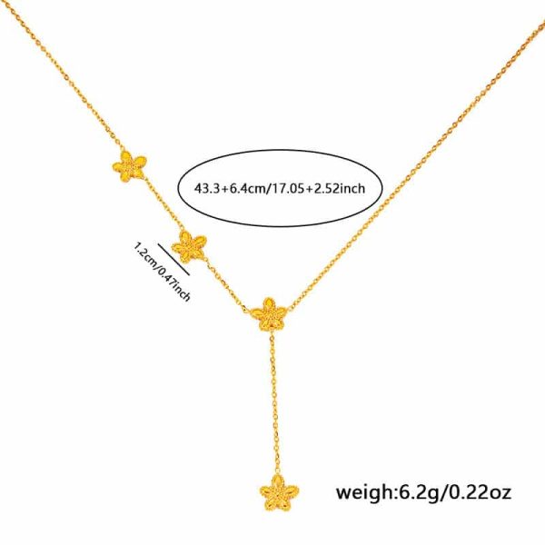 Elegant Girls Fashion Trend Titanium Steel Necklace