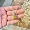 Lock Head Pendant Miscellaneous Stone