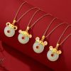 4a592778-ee19-4a9a-9e5f-da9ec104992d_trans.jpeg Hetian Jade Peace Buckle Cute Snake 925 Sterling Silver Zodiac Necklace