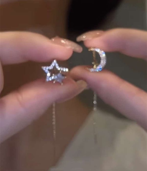 4abb5883-f1a1-4e3d-a730-fa6fed5d3ba1.jpg Slightly Set Zircon Versatile Moon Earrings