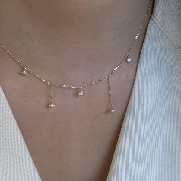 Special-interest Design High-grade Tassel Light Luxury Double Layer Twin Clavicle Chain